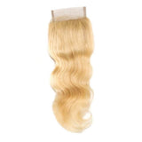 Russian Blonde Wavy Closure (4x4)
