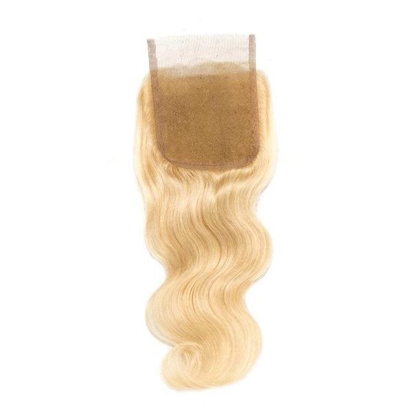 Russian Blonde Wavy Closure (4x4)