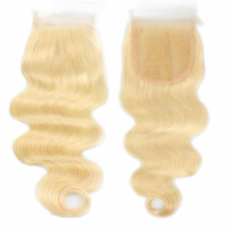 Blonde Swirl Indian Wavy Frontal (13x4)